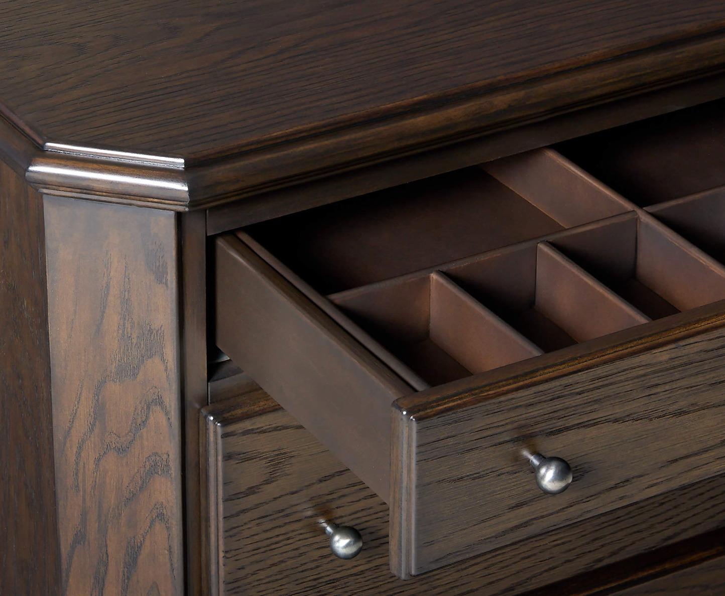 Fluted Wood Credenza thumbnail 4